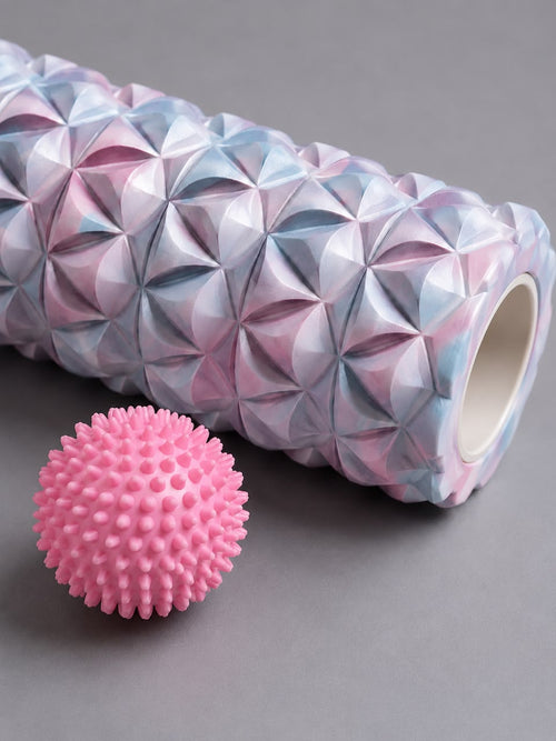 Textured Foam Roller & Massage Ball Set